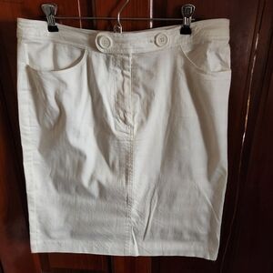 Spiegle White Mini Skirt Size 12